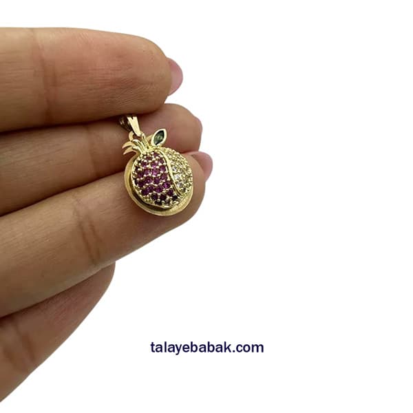 آویز انار نگین دار 004