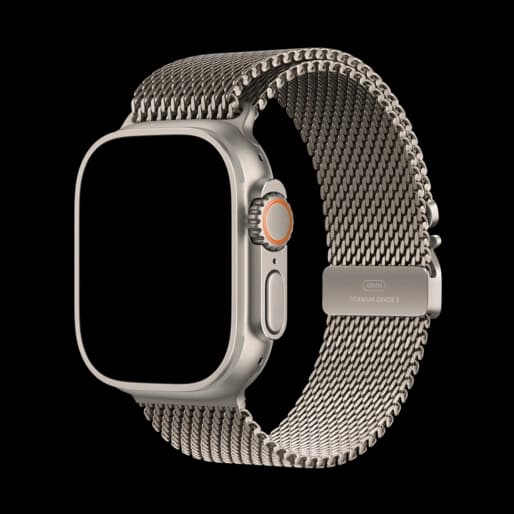 بند اپل واچ مدل TITANIUM MILANESE LOOP سایز 42-49 — تصویر ۲