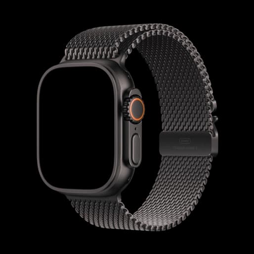 بند اپل واچ مدل TITANIUM MILANESE LOOP سایز 42-49