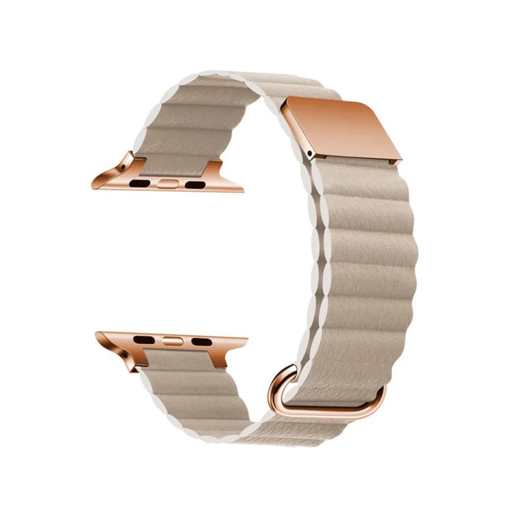 بند اپل واچ برند LEATHER LOOP سايز 38-49 مگنتی — تصویر ۴