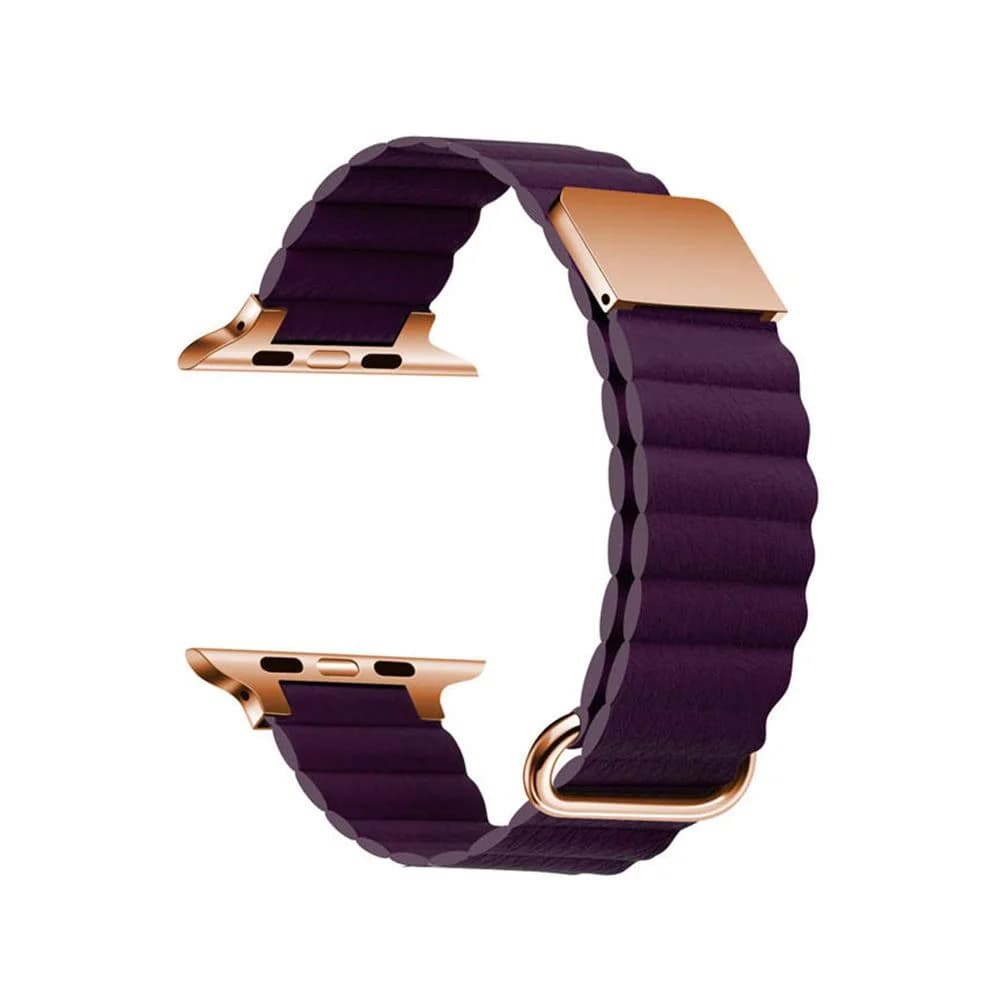 بند اپل واچ برند LEATHER LOOP سايز 38-49 مگنتی — تصویر ۵