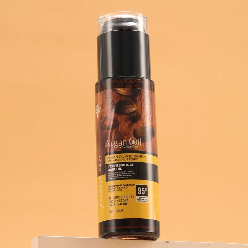 روغن آرگان مراکشی لایتنس Lightness مدل Argan Oil – حاوی روغن آرگان خالص و پروتئین هیدرولیز شده | حجم 100 میل — تصویر ۶