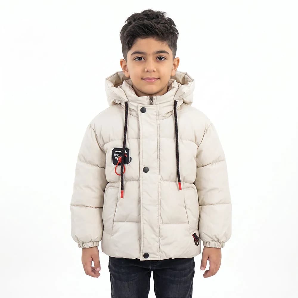 کاپشن پسرانه استخوانی آستر خز پاییزه و زمستانه