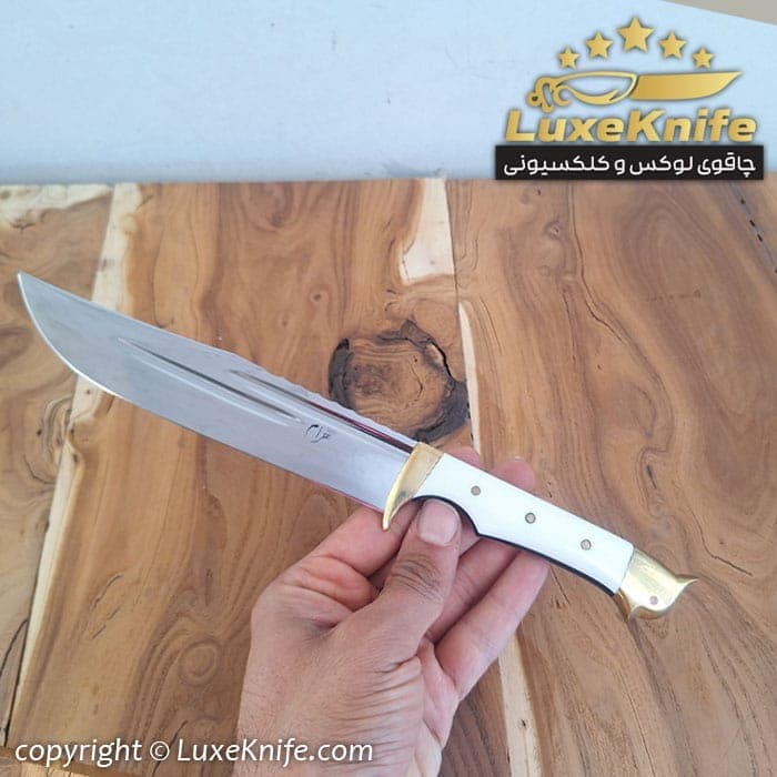 چاقوی شکاری کلکسیونی طرح پرنده استاد بهرام