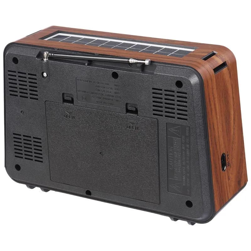 رادیو اسپیکر بلوتوثی گولون مدل RX-BT1006SQ | ریموت‌کنترل + پنل خورشیدی + بند حمل — تصویر ۹