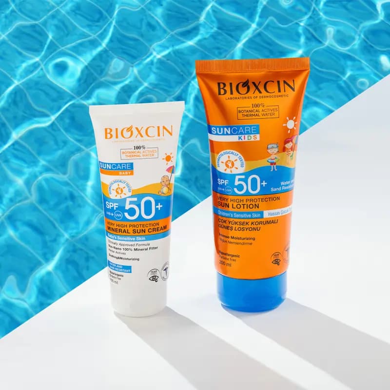 ضد آفتاب کودک بیوکسین با +SPF 50 – مناسب پوست حساس | حجم 100 میل — تصویر ۸