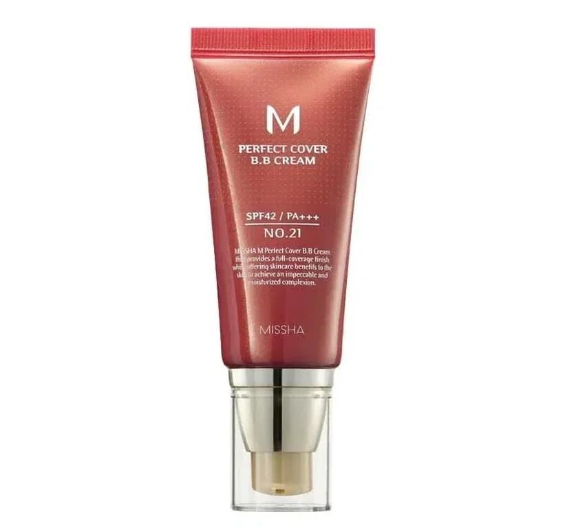 بی بی کرم میشا Misha مدل M Perfect Cover – با +SPF 42 و +++PA | حجم 50 میلی‌لیتر