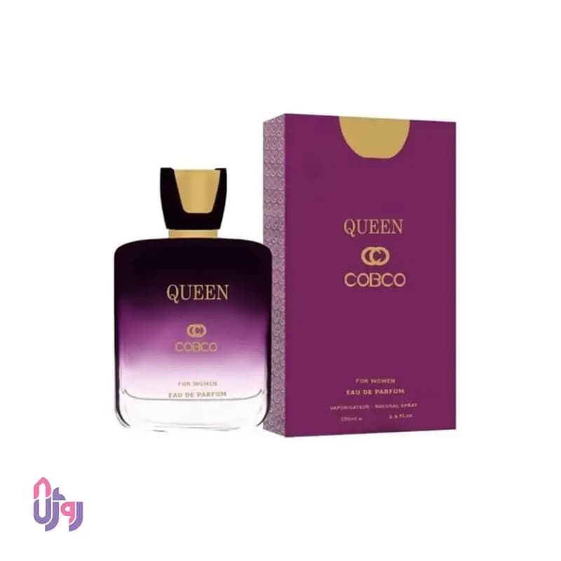 ادکلن زنانه کوبکو COBCO مدل کوئین QUEEN حجم 100 میلی‌لیتر — تصویر ۲