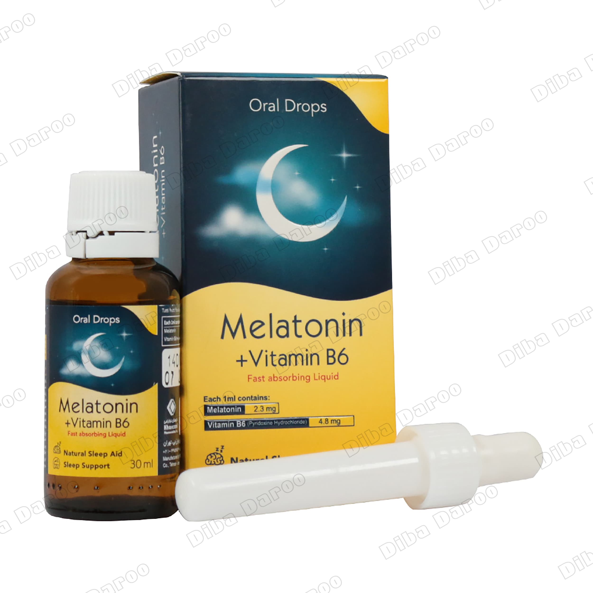 قطره ملاتونین و ویتامین ب6