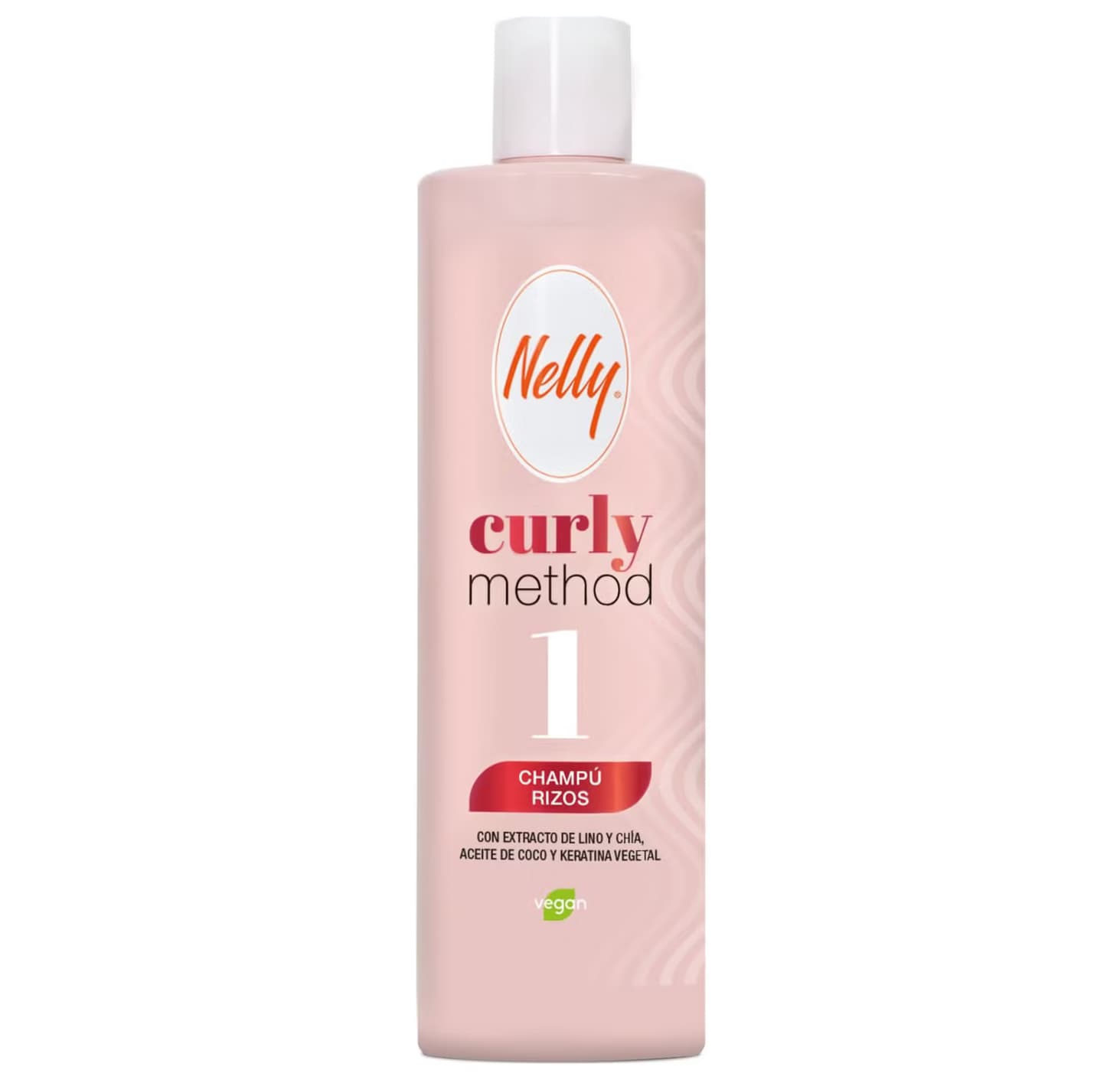 شامپو موی فر نلی Nelly مدل 1 Curly Method – مخصوص موهای فر و مجعد (مرحله 1) | حجم 400 میلیلیتر