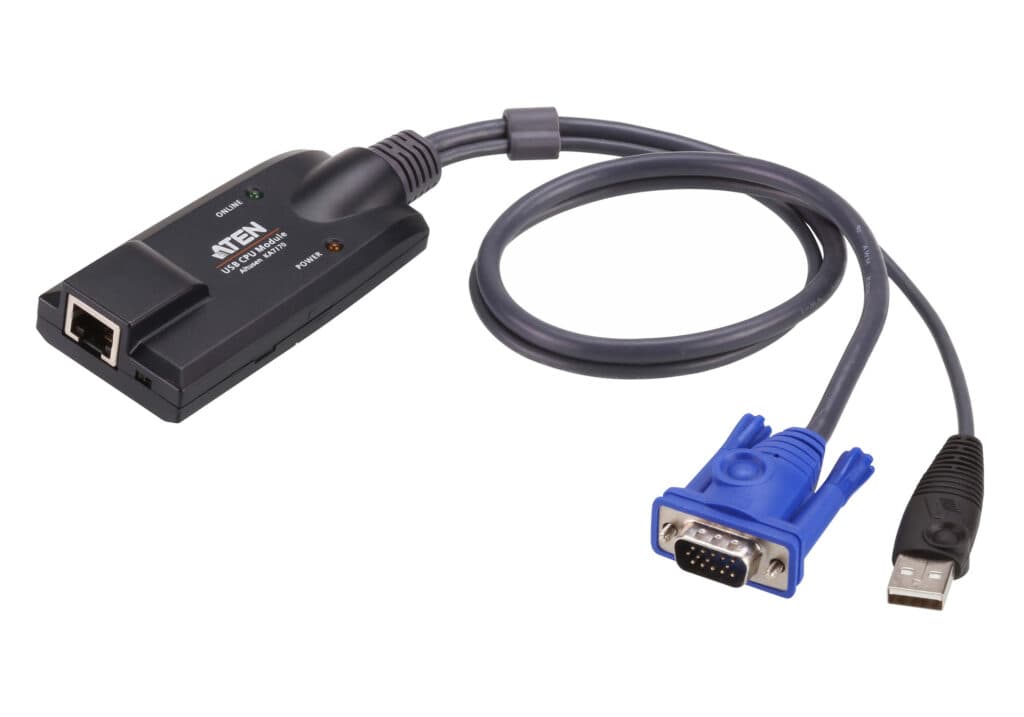 ماژول اتصال سرور KVM آتن ATEN مدل KA7170 با پورت USB و VGA