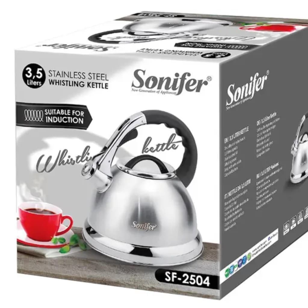 کتری استیل سونیفر سوت دار مدل SF-2504