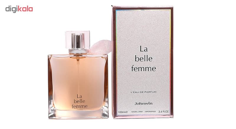 ادو پرفیوم زنانه جانوین مدل La belle Femme حجم 100 میلی لیتر — تصویر ۵