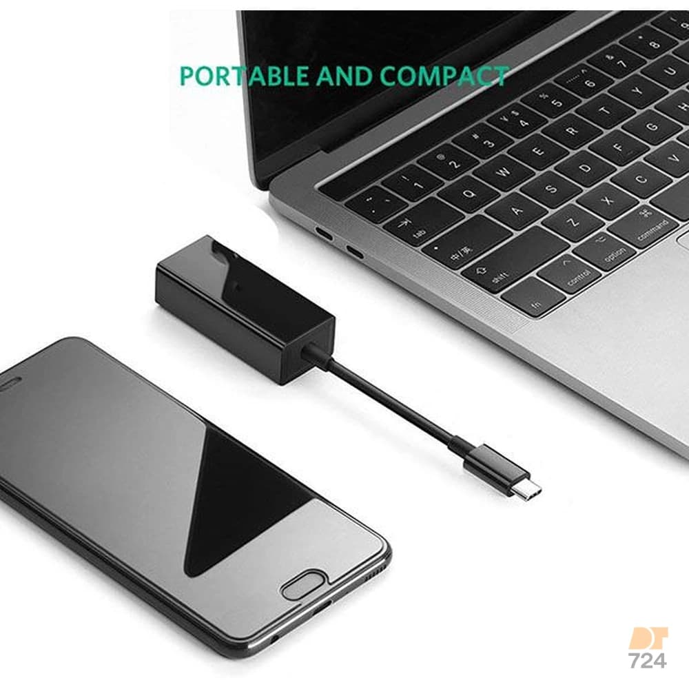 مبدل USB-C به LAN کوتسی مدل 100M-83002 — تصویر ۶