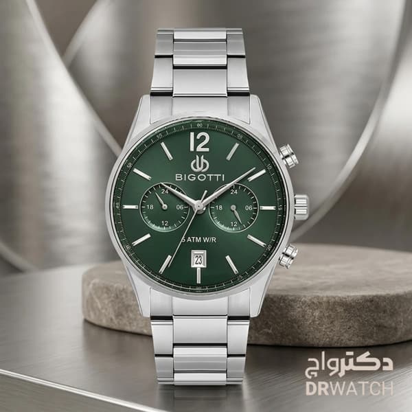 ساعت مچی مردانه صفحه سبز بیگوتی مدل BG.1.10509-4 — تصویر ۲