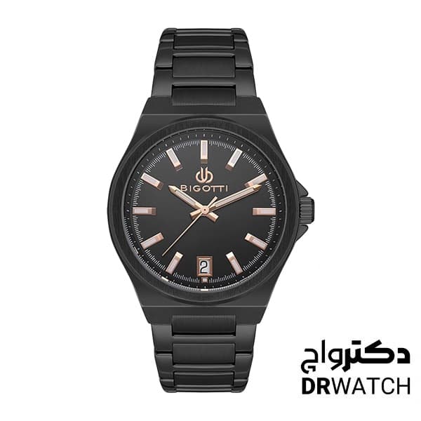 ساعت مچی مردانه مشکی بیگوتی مدل BG.1.10475-5