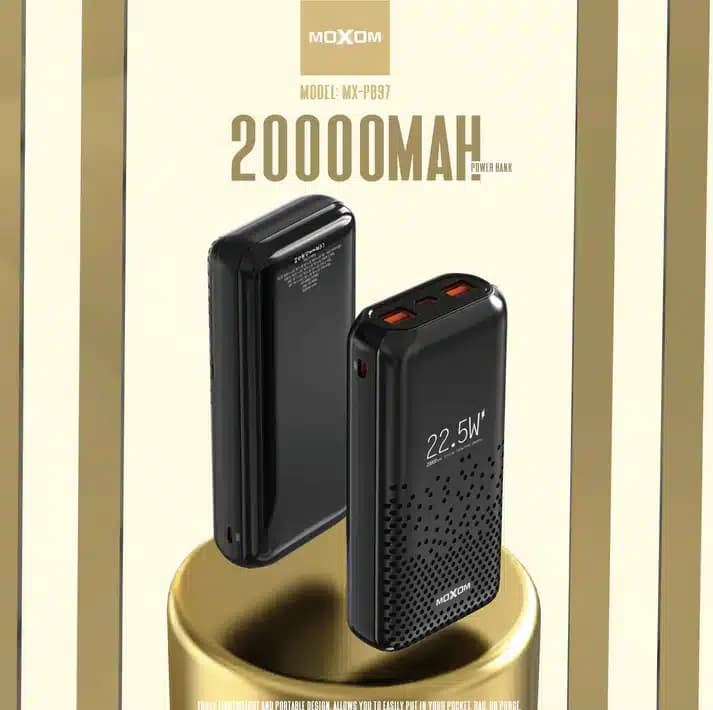 پاوربانک موکسوم مدل MX-PB97 ظرفیت 20000 میلی آمپر ساعت — تصویر ۴