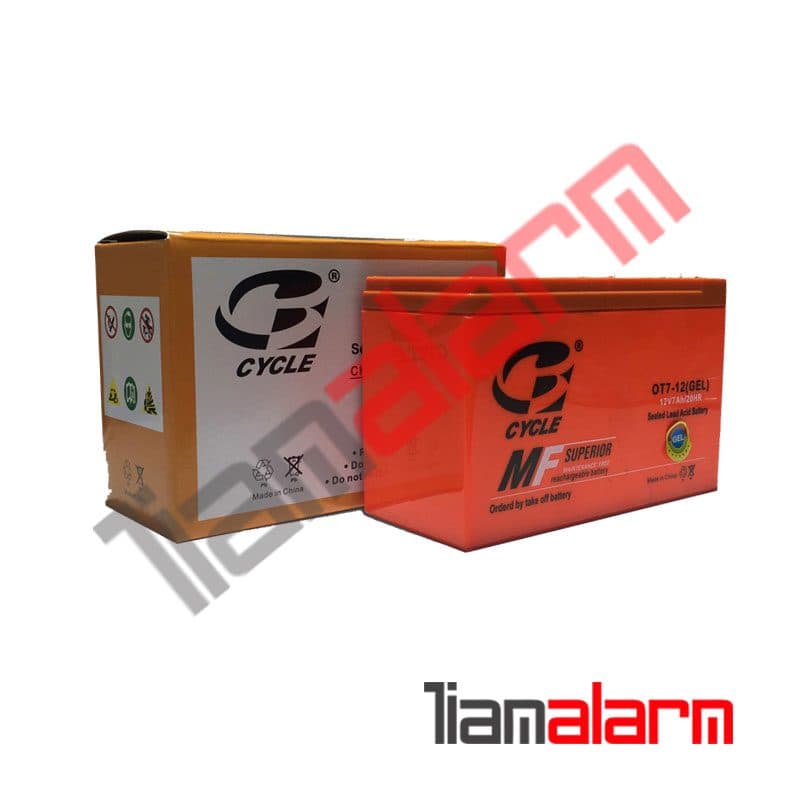 باتری 12 ولت 7 آمپر سایکل CYCLE
