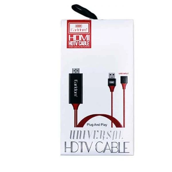 کابل مبدل HDMI به USB ارلدام مدل ET-W8 طول 1 متر — تصویر ۳