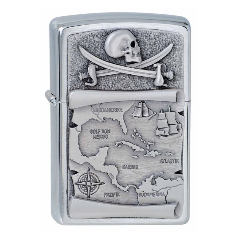 فندک زیپو Zippo مدل Z-2007666 | فندک بنزینی طرح دزد دریایی کلکسیونی | قابلیت پر کردن مجدد | ساخت آمریکا | با گارانتی مادام العمر | مناسب برای مجموعهداران و کلکسیونرها