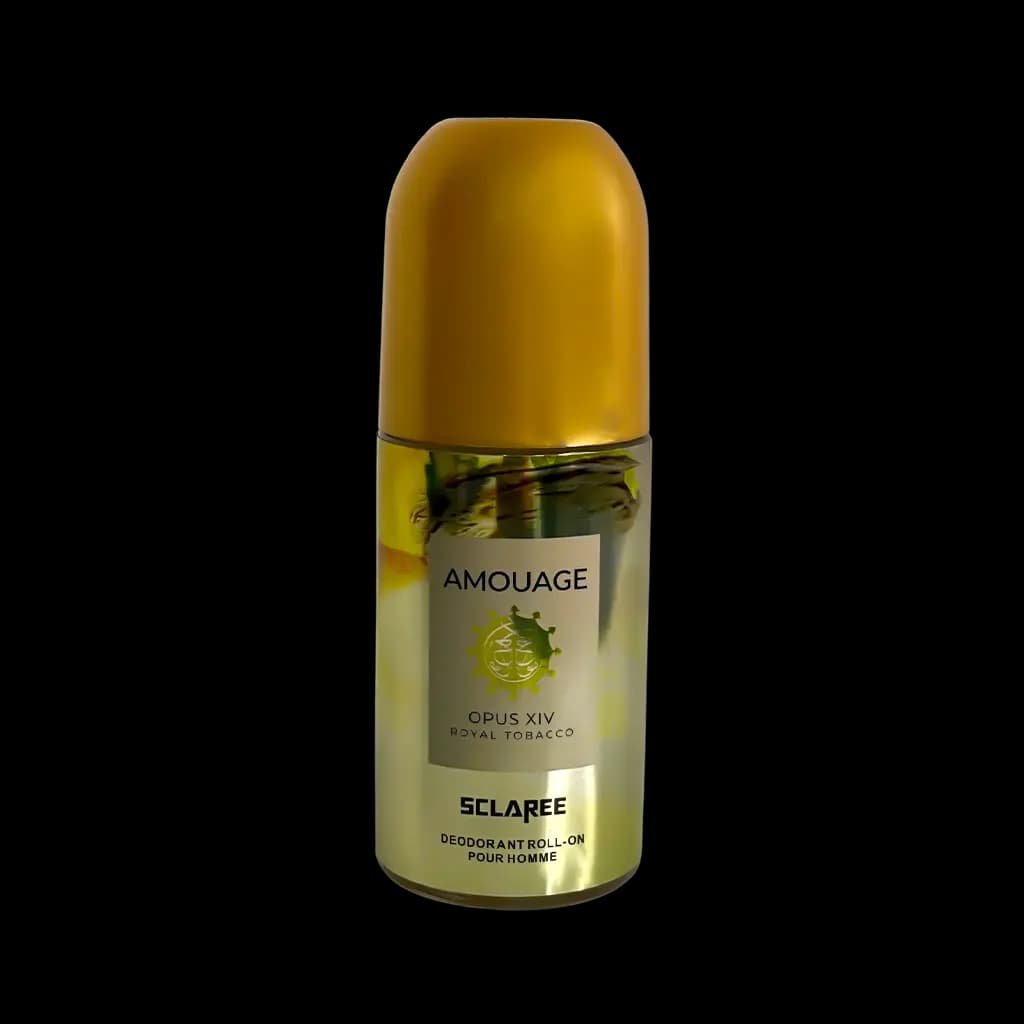مام رول ضد تعریق اسکلاره مدل Amouage Royal Tobacco حجم 60 میلی لیتر