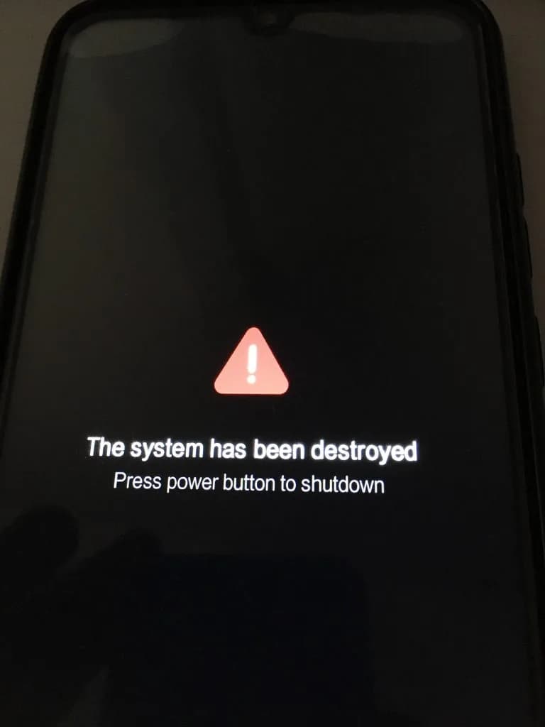 اموزش حل مشکل System Destroyed گوشی شیاومی (Xiaomi 11 (venus — تصویر ۲