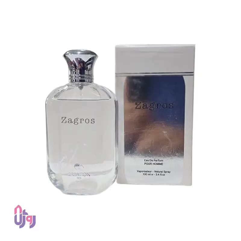 ادکلن زاگرس Zagros با رایحه کرید سیلور مونتاین – کریشن Creation حجم 100 mm – شرکتی اصلی — تصویر ۳