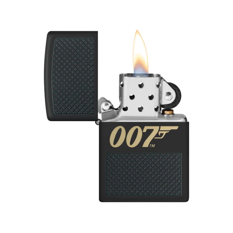 فندک زیپو Zippo مدل Z-46297 | فندک بنزینی طرح 007 جیمز باند کلکسیونی | قابلیت پر کردن مجدد | ساخت آمریکا | با گارانتی مادام العمر | مناسب برای مجموعه‌داران و کلکسیونرها — تصویر ۴