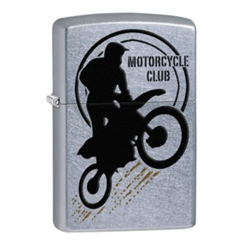 فندک زیپو Zippo مدل Z-29695 | فندک بنزینی طرح موتور سواری کلکسیونی | قابلیت پر کردن مجدد | ساخت آمریکا | با گارانتی مادام العمر | مناسب برای مجموعه‌داران و کلکسیونرها