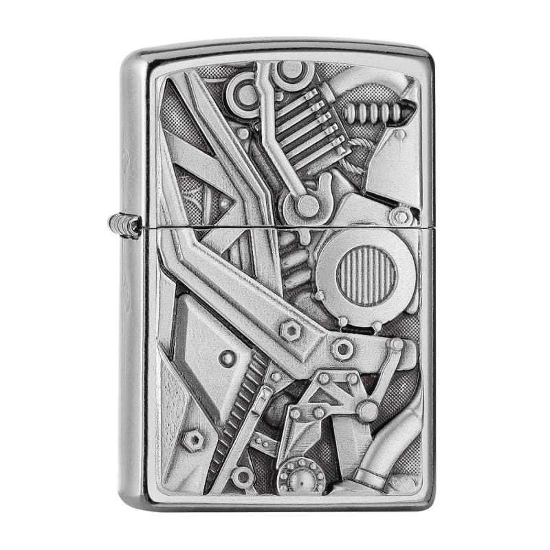فندک زیپو Zippo مدل Z-2007111 | فندک بنزینی طرح کلاسیک مشکی مات | موتور | ساخت آمریکا | با گارانتی مادام العمر | مناسب برای استفاده روزمره و مجموعه‌داری