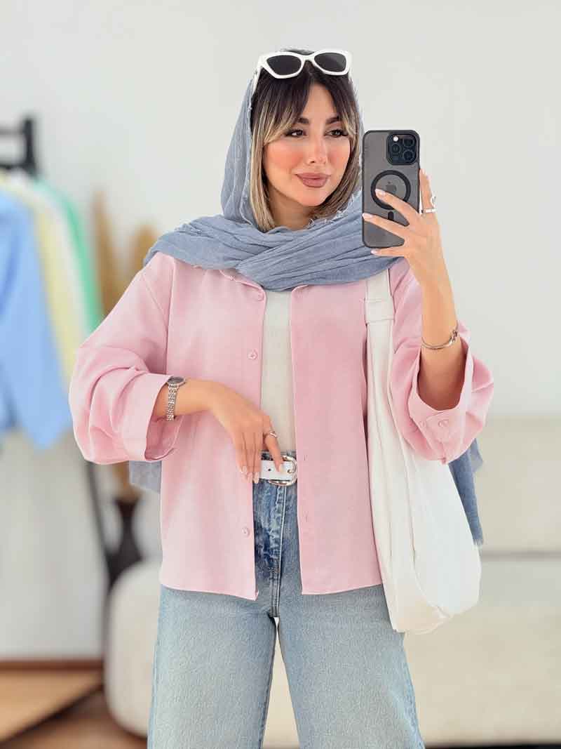 شومیز پایین هلال مهرو کد 7738