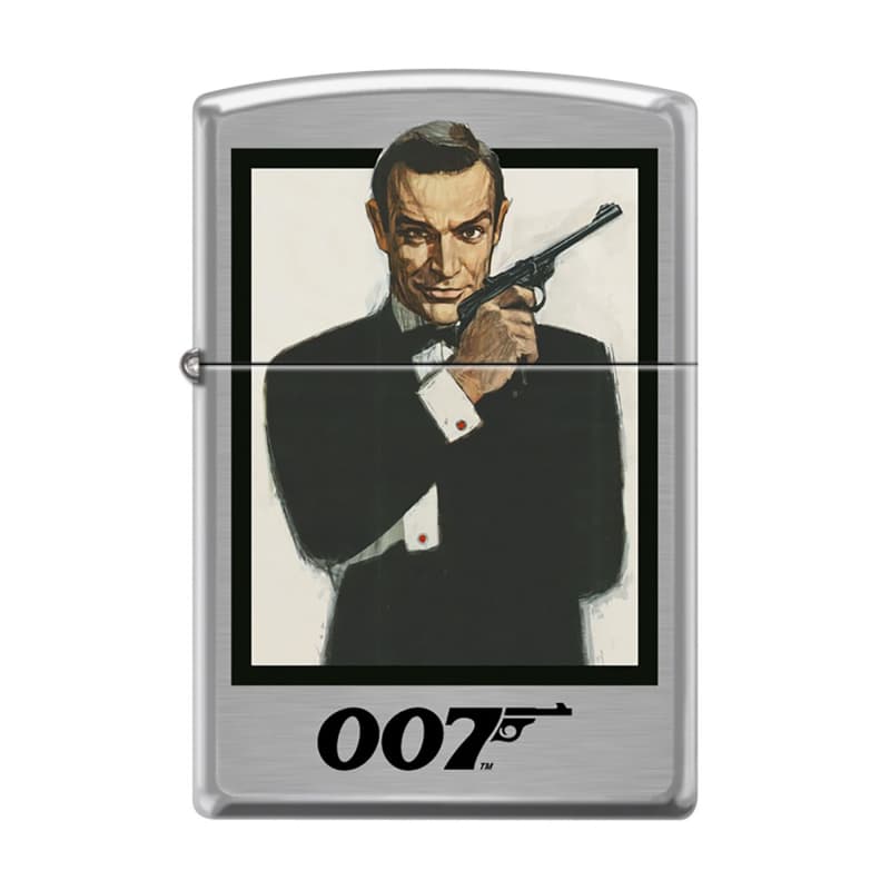 فندک زیپو Zippo مدل Z-CI415070-200 | فندک بنزینی طرح کلکسیونی Armor High Polish | جیمز باند 007 | ساخت آمریکا | با گارانتی مادام العمر | مناسب برای مجموعهداران