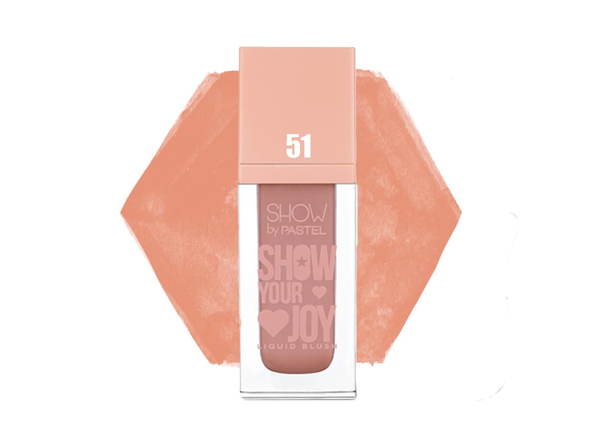 رژگونه مایع پاستل (Pastel) مدل Show Your Joy شماره 51