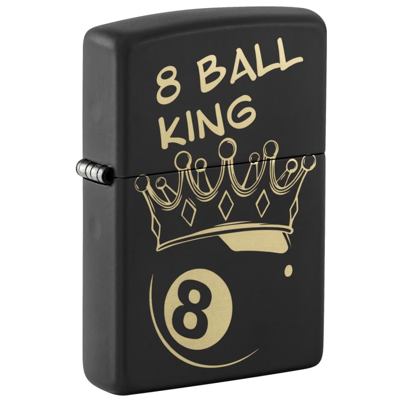 فندک زیپو Zippo مدل Z-46291 | فندک بنزینی طرح Vintage Black Ice | بیلیارد | ساخت آمریکا | با گارانتی مادام العمر | مناسب برای استفاده روزمره و مجموعهداری
