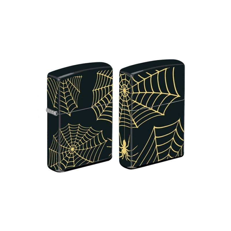 فندک زیپو Zippo مدل Z-MP405639-218 | فندک بنزینی طرح کلکسیونی Deep Chrome Engraved | تارعنکبوت | ساخت آمریکا | با گارانتی مادام العمر | مناسب برای مجموعهداران و کلکسیونرها — تصویر ۳