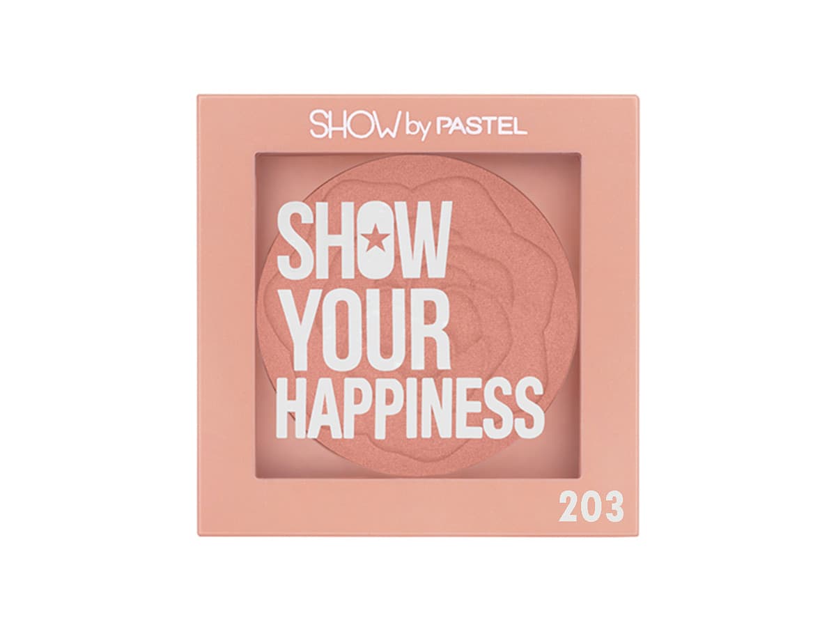رژگونه پاستل (Pastel) مدل HAPPINESS شماره 203