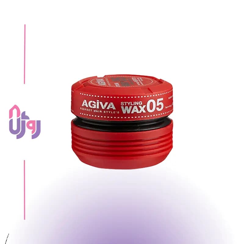 واکس موی آگیوا Agiva شماره 05 قرمز مدل Gumwax & Güçlü Etki حجم 175 میلی‌لیتر
