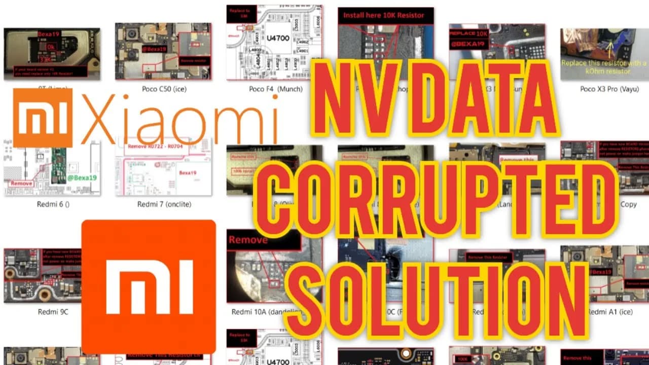 حل مشکل ارور nv data بعد ترمیم سریال شیاومی Redmi 13c | C65