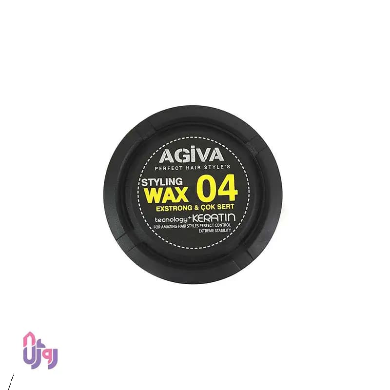 واکس موی آگیوا Agiva شماره 04 مشکی مدل Extrong & Çok Sert حجم 175 میلی‌لیتر — تصویر ۳