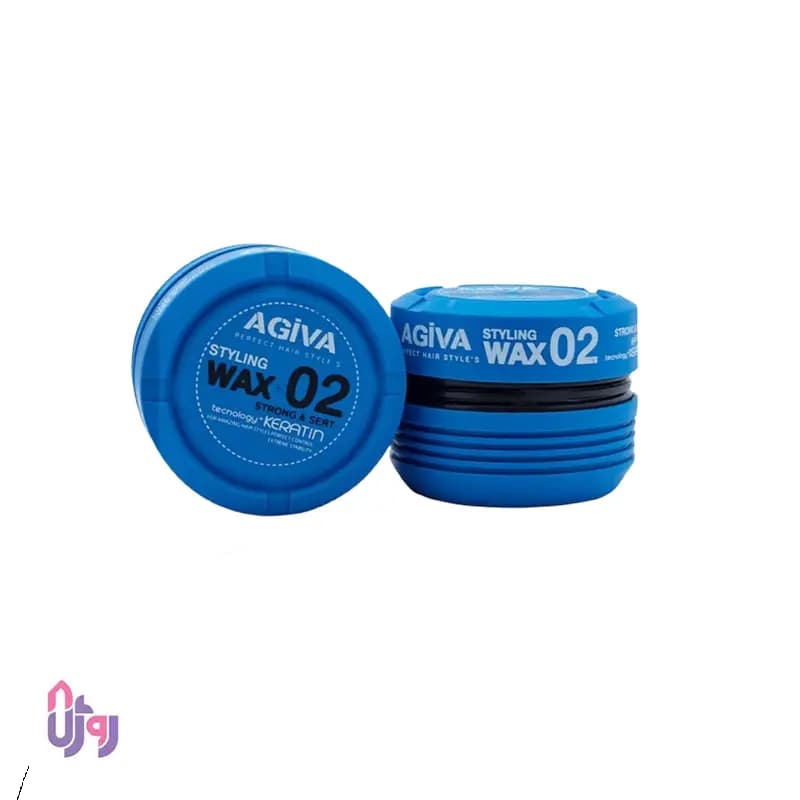 واکس موی آبی آگیوا Agiva شماره 02 مدل Strong & Sert حجم 175 میلی‌لیتر — تصویر ۲