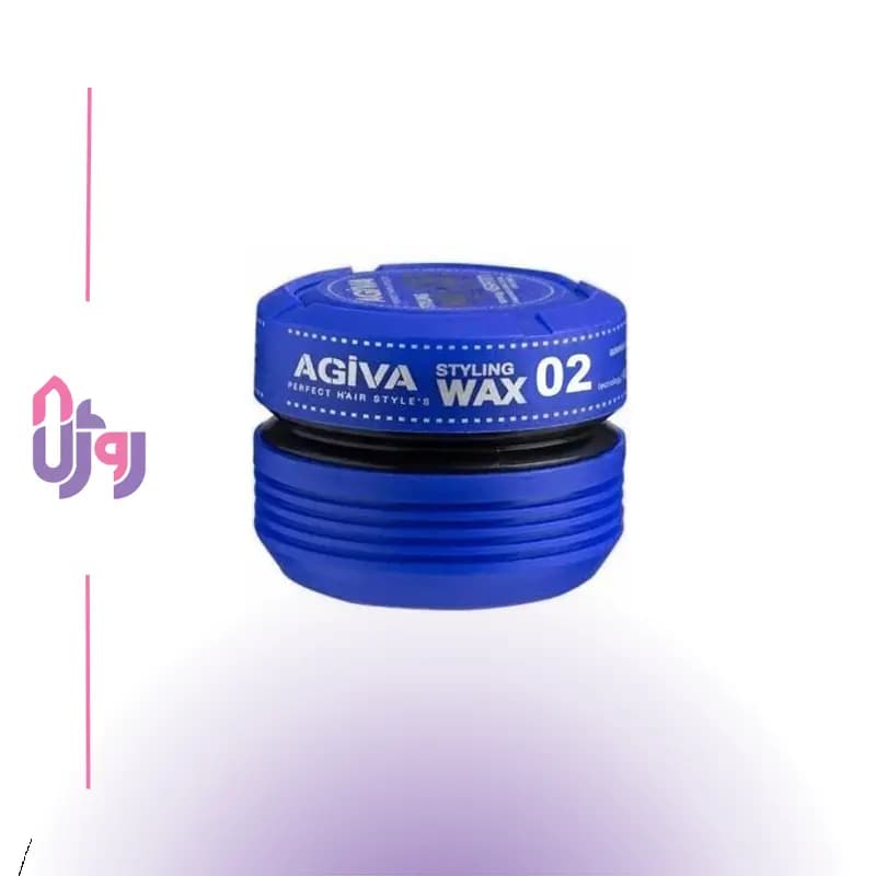 واکس موی آبی آگیوا Agiva شماره 02 مدل Strong & Sert حجم 175 میلی‌لیتر
