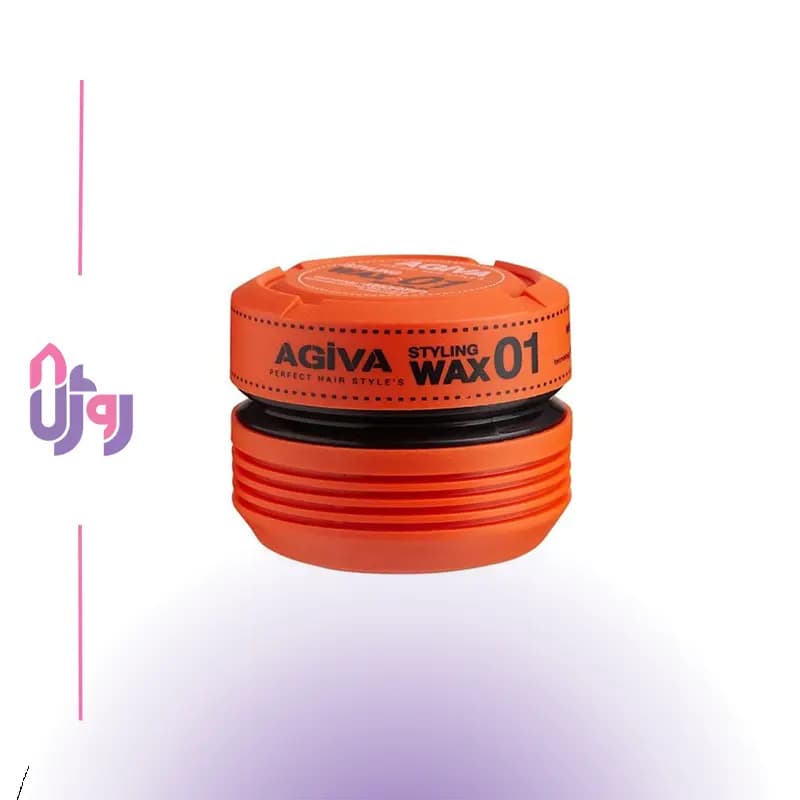 واکس موی نارنجی اگیوا Agiva شماره 01 مدل Wet & Islak حجم 175 میلی‌لیتر