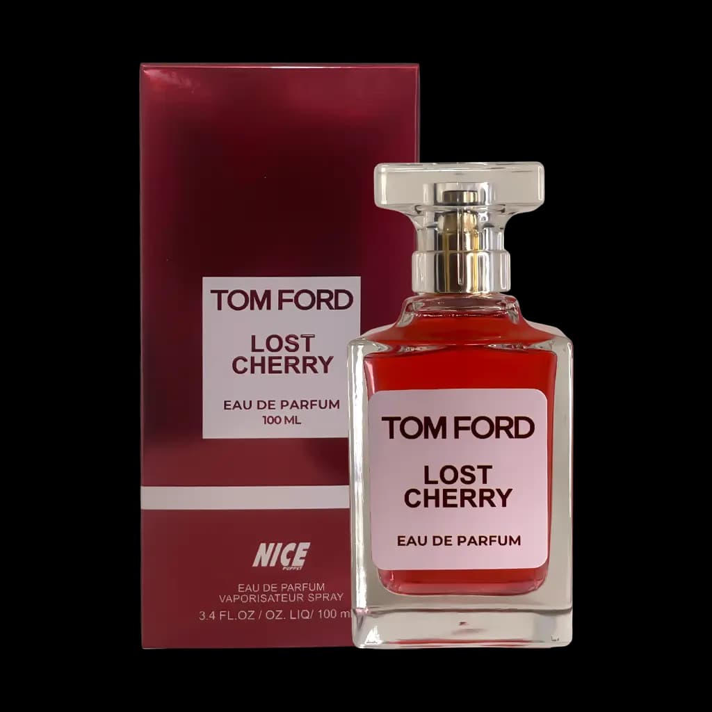 ادوپرفیوم نایس پاپت Nice مدل تام فورد لاست چری Tom Ford Lost Cherry حجم 100 میلی لیتر طرح مارک