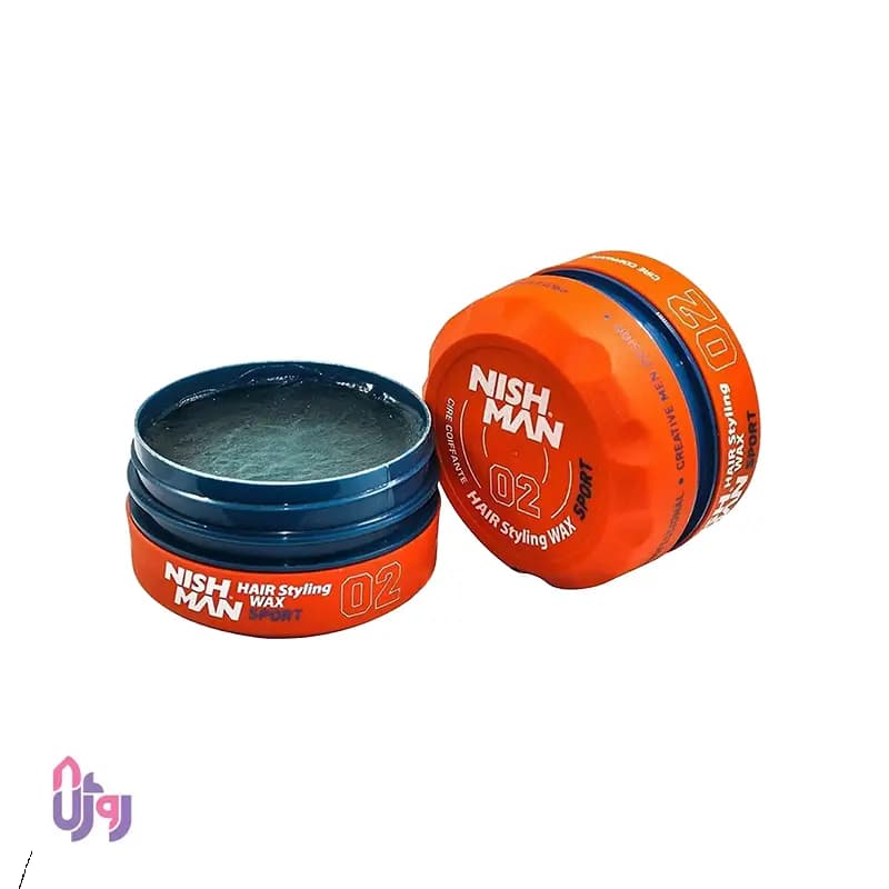 واکس مو نیشمن NISH MAN مدل اسپرت SPORT شماره 02 حجم 150 میلی‌لیتر — تصویر ۳