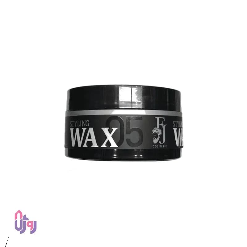 واکس مو اف جی FJ سفید مدل مات Matte Finish شماره 05 کاسه‌ای حجم 150 میلی‌لیتر — تصویر ۲