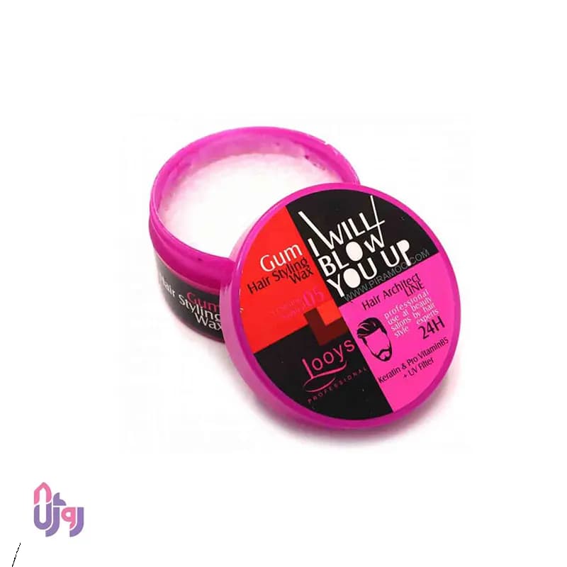 آدامس مو لویز Looys بنفش مدل05 Ultra Strong حجم 200 میلی‌لیتر — تصویر ۲
