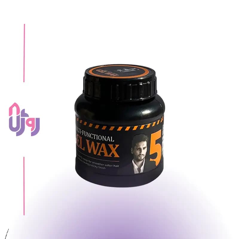 ژل واکس مو اف جی FJ نارنجی Orange قدرت 5 حجم 100 میلی لیتر