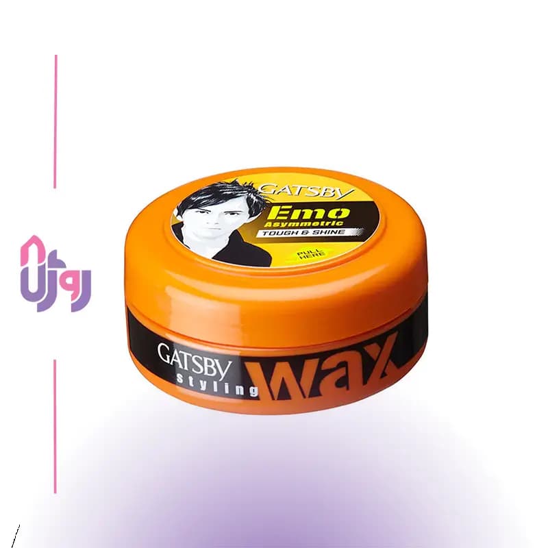 واکس مو گتسبی Gatsby مدل Emo Tough & Shine نارنجی حجم 75 گرم