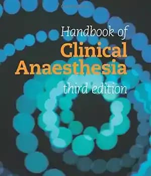 دانلود کتاب Handbook of Clinical Anaesthesia – کتاب بیهوشی بالینی
