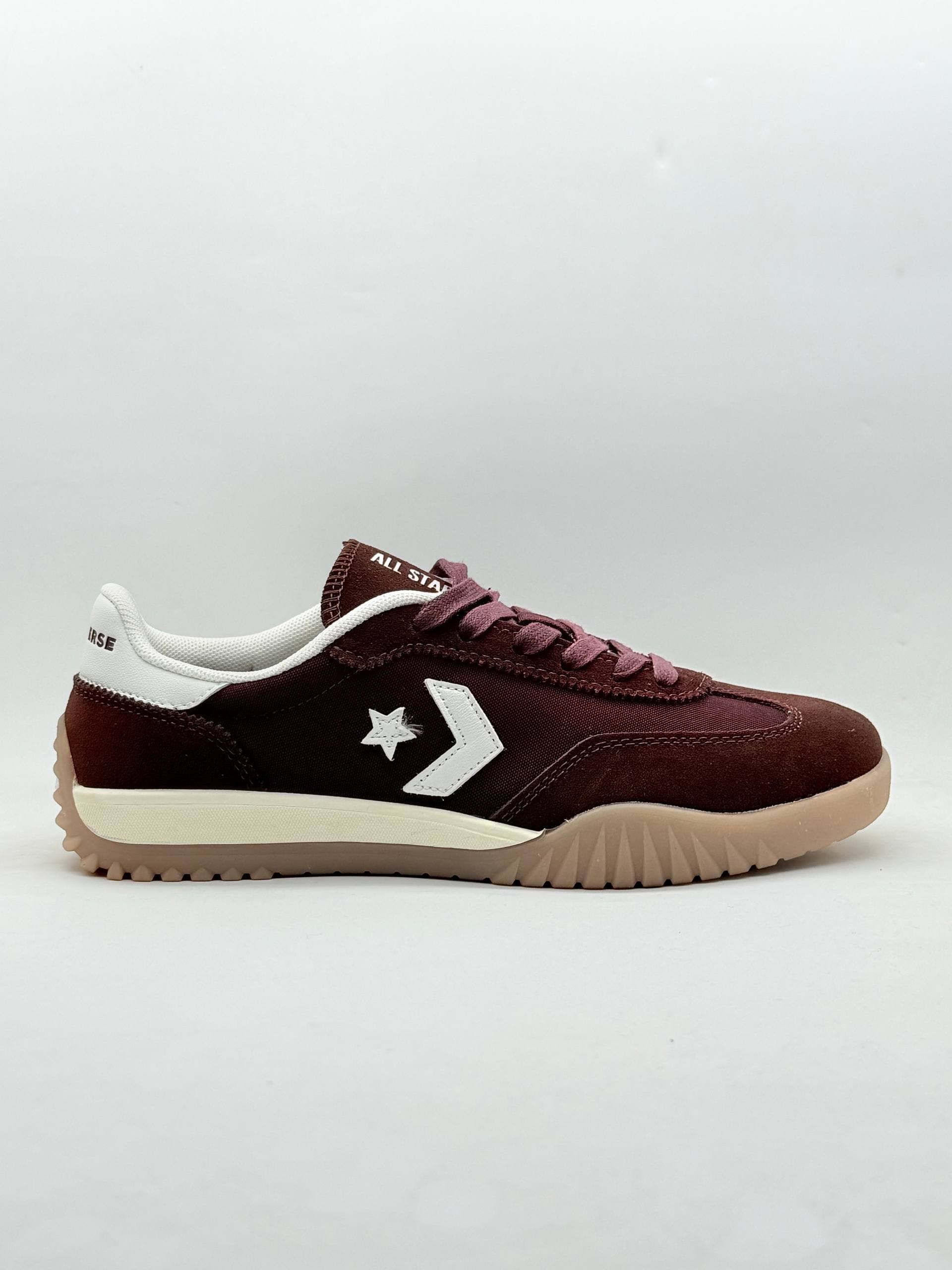 کتونی ال استار برند کانوینس زرشکی El Star brand Convince burgundy sneakers